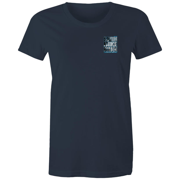 WOMENS NOOSA SBR TEE - BLUE