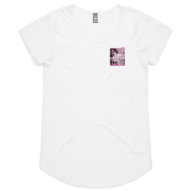 WOMENS NOOSA 24 SBR TEE - PINK