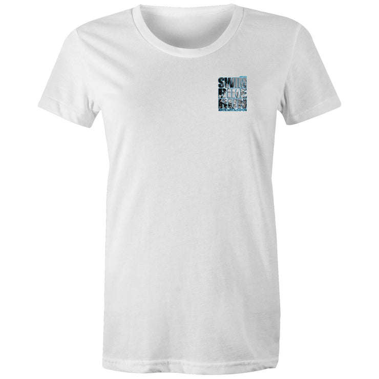 WOMENS NOOSA SBR TEE - BLUE