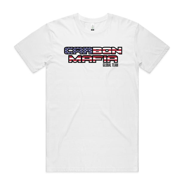 MENS GT USA WHITE TEE