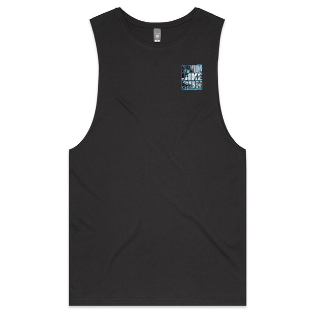 MENS NOOSA SBR TANK - BLUE