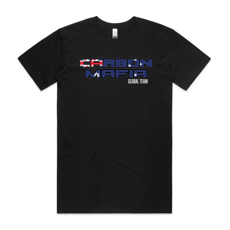 MENS GT AUSSIE BLACK TEE