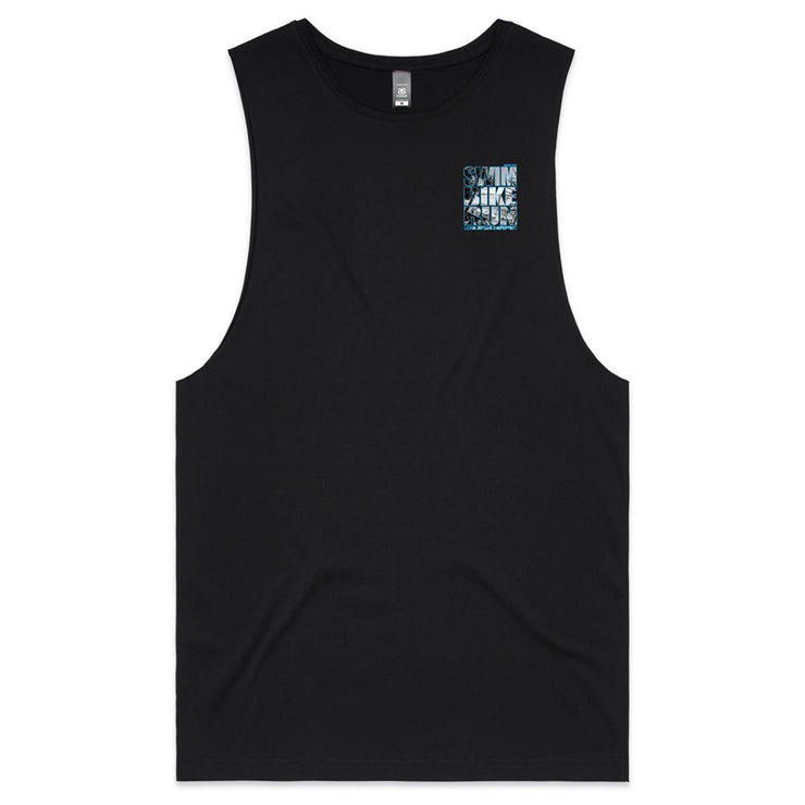 MENS NOOSA SBR TANK - BLUE