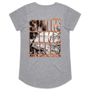 WOMENS NOOSA 24 SBR TEE - ORANGE