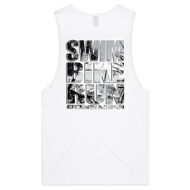 MENS NOOSA SBR TANK - WHITE