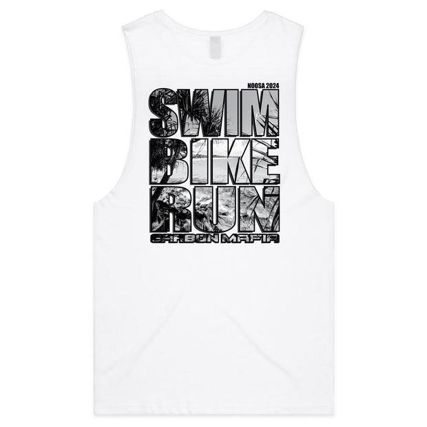 MENS NOOSA SBR TANK - BLACK