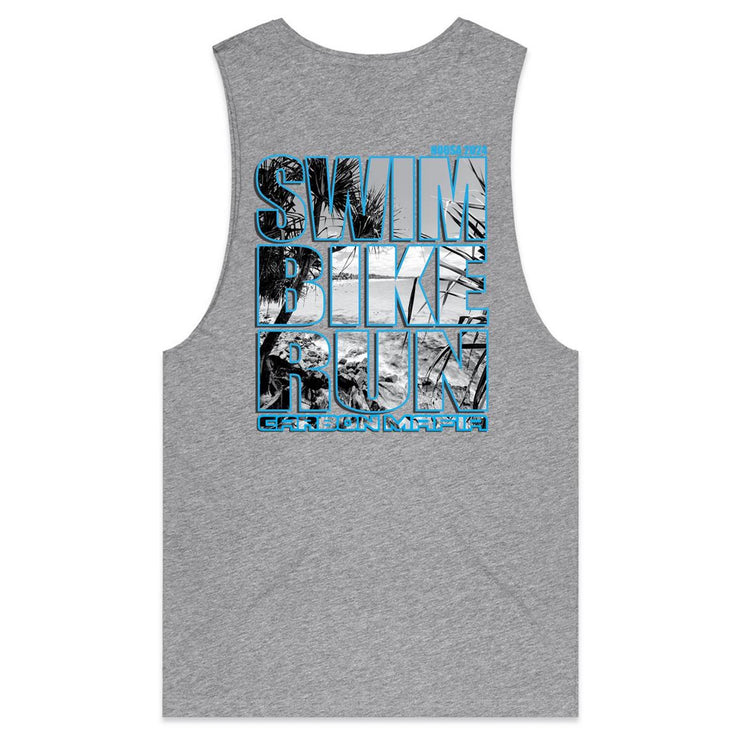 MENS NOOSA SBR TANK - BLUE