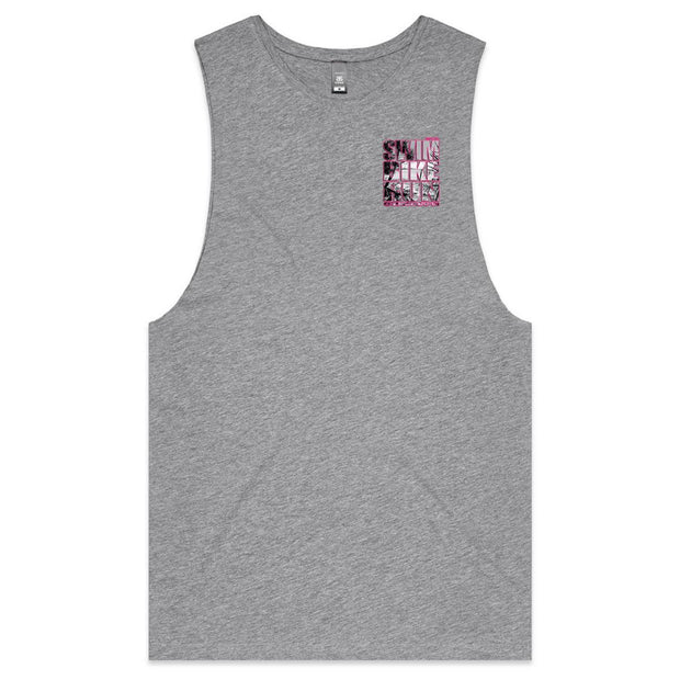 MENS NOOSA SBR TANK - PINK