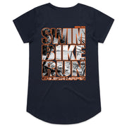 WOMENS NOOSA 24 SBR TEE - ORANGE