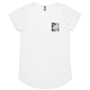 WOMENS NOOSA 24 SBR TEE - WHITE