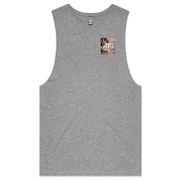 MENS NOOSA SBR TANK - ORANGE