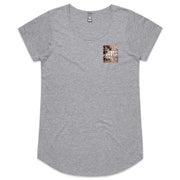 WOMENS NOOSA 24 SBR TEE - ORANGE