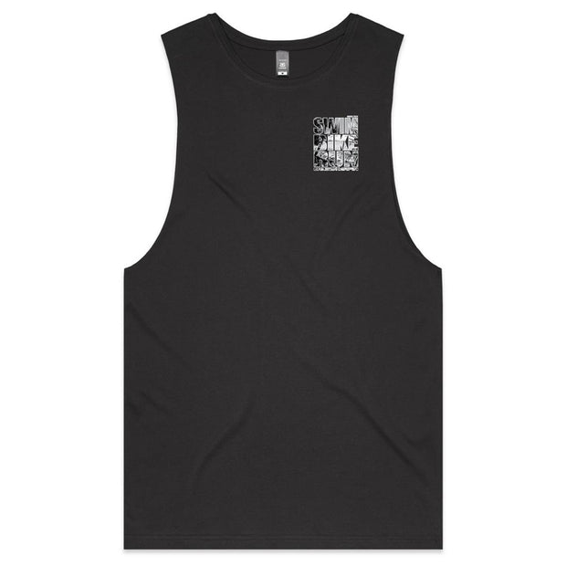 MENS NOOSA SBR TANK - WHITE