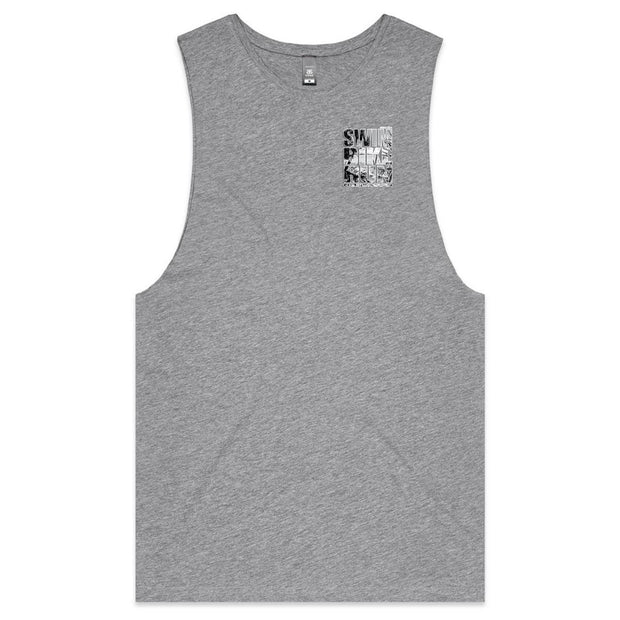 MENS NOOSA SBR TANK - WHITE