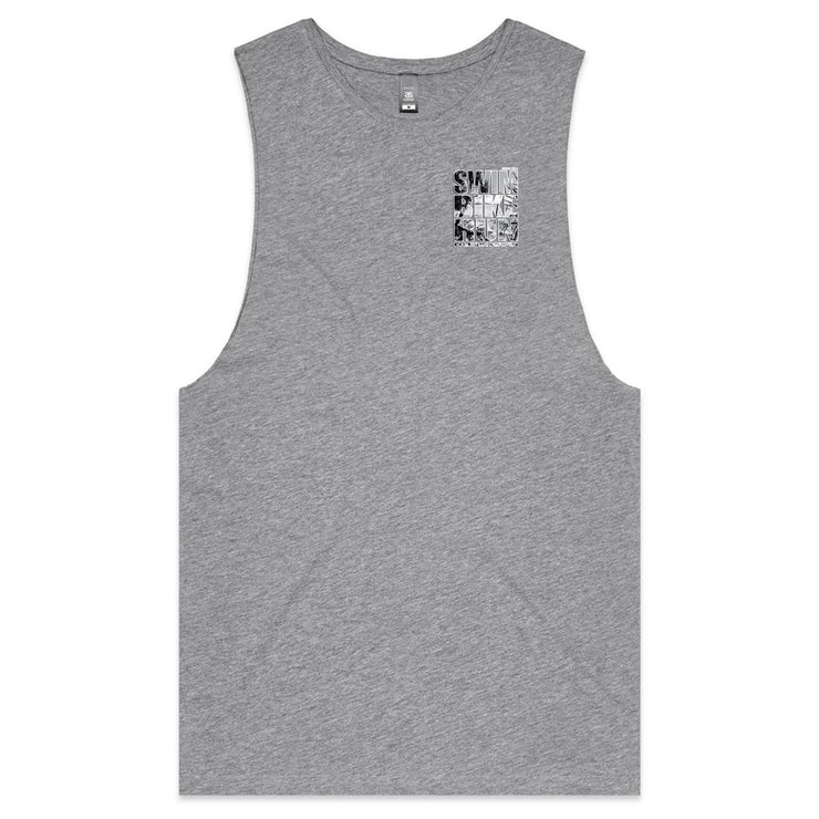 MENS NOOSA SBR TANK - WHITE