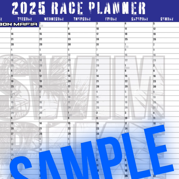 2025 RACE PLANNER