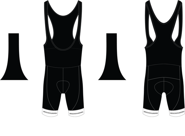 WOMENS ITALIA CYCLING BIBS