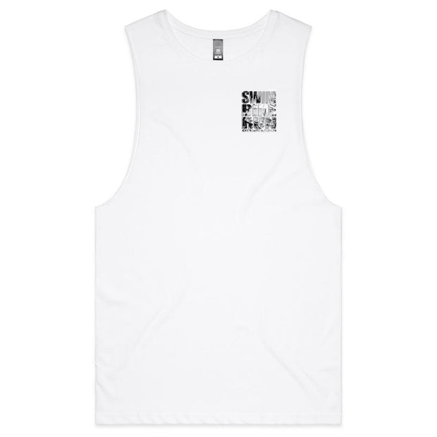 MENS NOOSA SBR TANK - WHITE