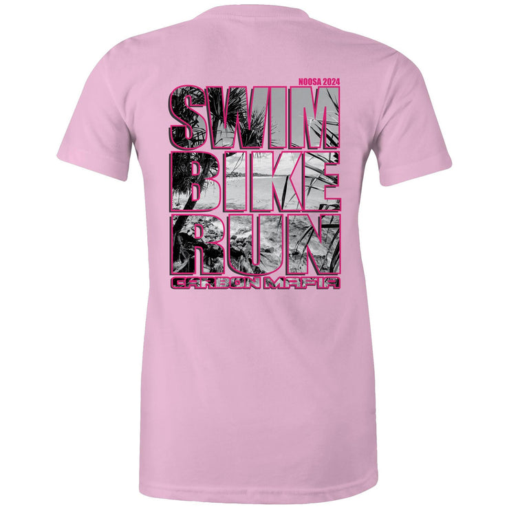 WOMENS NOOSA SBR TEE - PINK