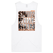 MENS NOOSA SBR TANK - ORANGE