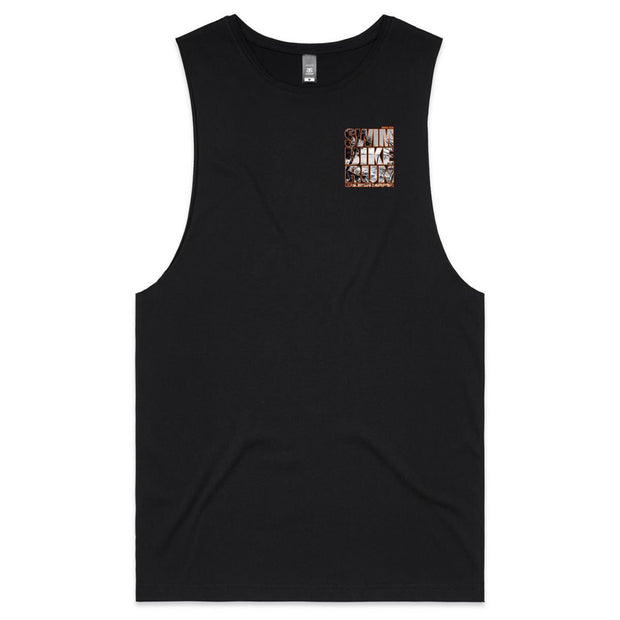 MENS NOOSA SBR TANK - ORANGE