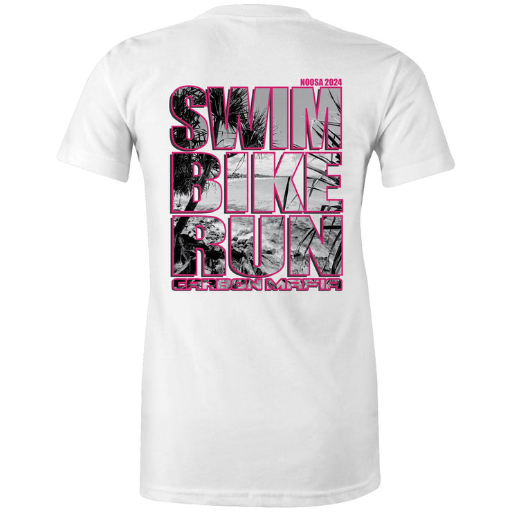 WOMENS NOOSA SBR TEE - PINK