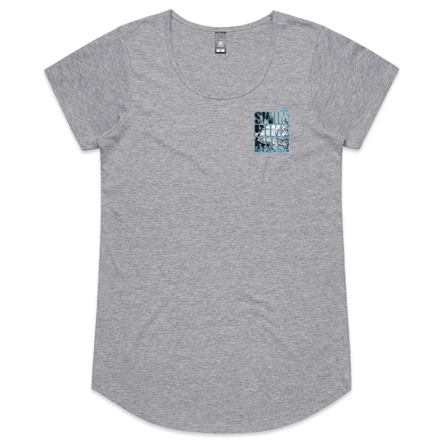 WOMENS NOOSA 24 SBR TEE - BLUE