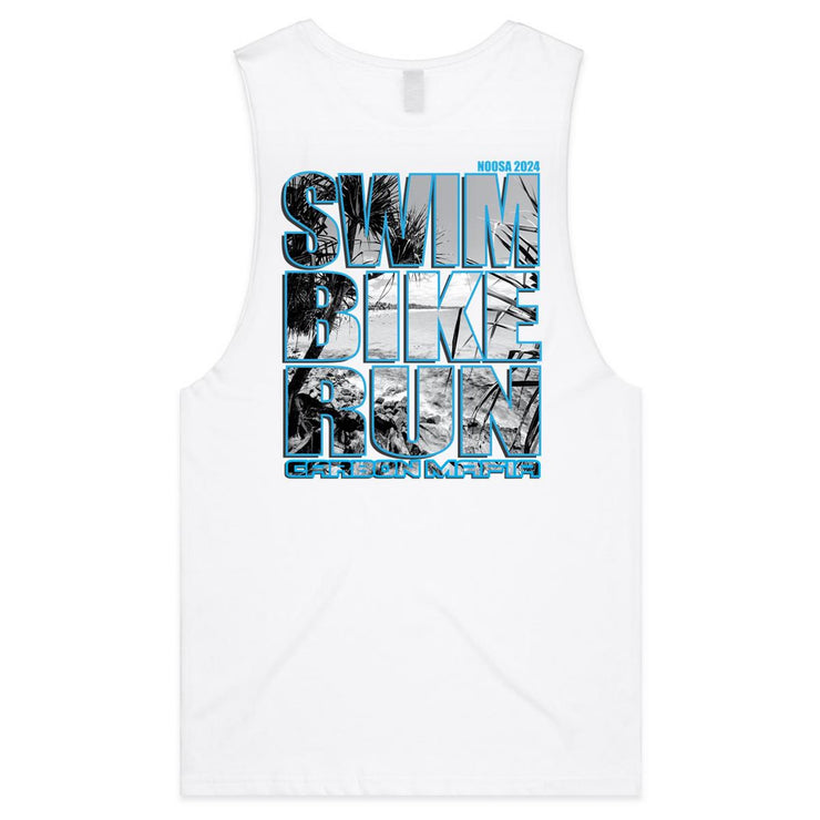 MENS NOOSA SBR TANK - BLUE