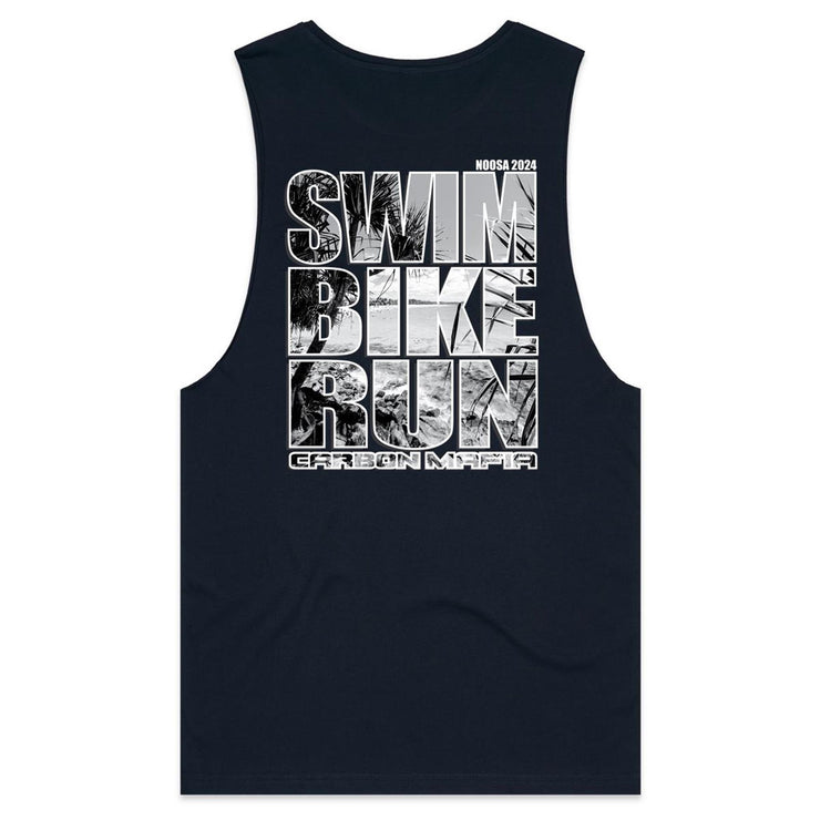 MENS NOOSA SBR TANK - WHITE